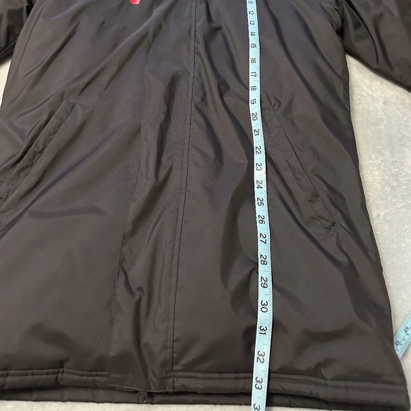 Adidas Long Stadium Sports Soccer Winter Coat Jacket Black Unisex X-Small - Picture 11 of 16